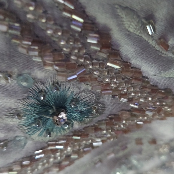 Montage Mon Cheri Beaded Corset Top A-Line Formal Dress With Jacket Size 6 - Picture 7 of 10